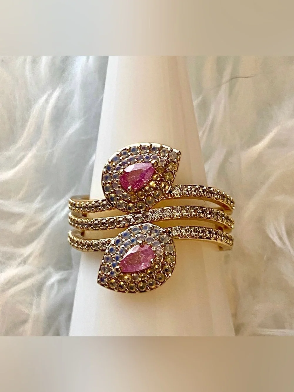 Bomb Party Ice Crystal Ring